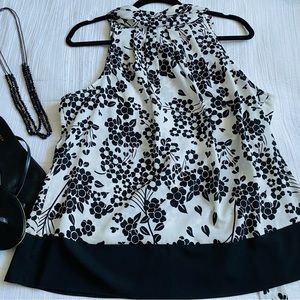 NY&Co Floral Top with Bow